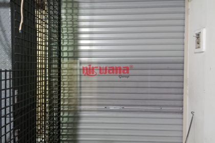 Pemasangan Rolling Door One Sheet 70cm Perforated Tenant Erafone WTC Mall Surabaya Lt 1
