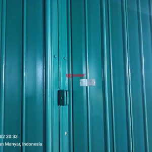 Pemasangan Pintu Harmonika Rasional D di Pentol Gomes Gresik