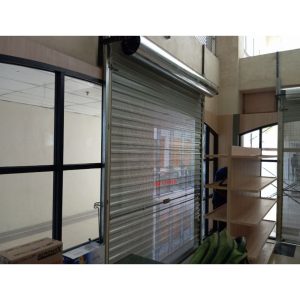 Rolling Door One Sheet Full Perforated di Rumah Sakit Akademik UGM Yogyakarta