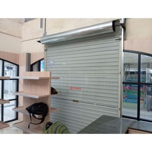 Rolling Door One Sheet Full Perforated di Rumah Sakit Akademik UGM Yogyakarta