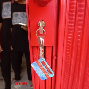 Pemasangan Folding Gate Standart Ketebalan 0,6mm di Sonopakis, Yogyakarta