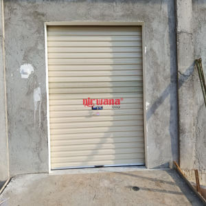 Pemasangan Rolling Door One Sheet 30cm Perforated di Bangkalan, Madura