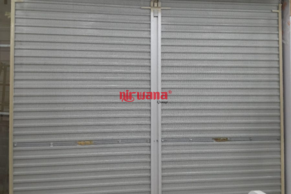 Pemasangan Rolling Door One Sheet Full Perforated di Salon Christoper – Ciputra World Surabaya