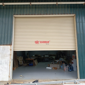 Pemasangan Rolling Door Electric Ketebalan 1,2mm di Praya, Lombok