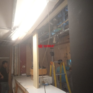 Pemasangan Rolling Door Electric 30cm Perforated di Tenant Yoshinota Tunjungan Plaza Surabaya