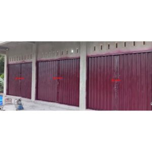 Pemasangan Folding Gate Standart 0,5mm di Prambanan Klaten Jawa Tengah