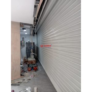 Pemasangan Rolling Door Electric Full Perforated 1,2mm di UBS Gold Pakuwon Mall Solo