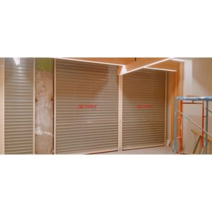 Pemasangan Rolling Door One Sheet Full Perforated di Richeese Malioboro Mall