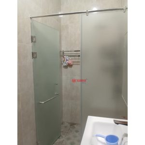 Pemasangan Sekat Kaca Kamar Mandi di Jalan Kaliurang, Yogyakarta