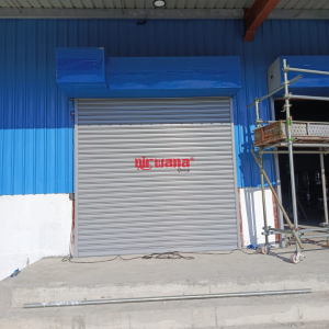 Pemasangan Rolling Door Electric Ketebalan 1,2 mm di PT Unilever Medan oleh Nirwana Group Surabaya