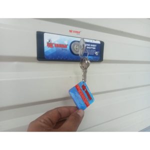 Pemasangan Rolling Door One Sheet 30cm Perforated di Jl Godean Yogyakarta