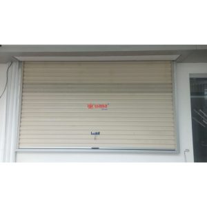Pemasangan Rolling Door One Sheet 30cm Perforated di Jl Godean Yogyakarta
